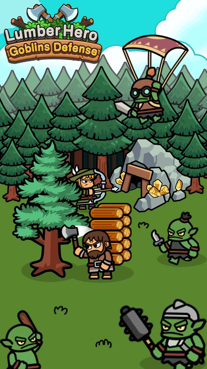Lumber Hero Goblins Defense