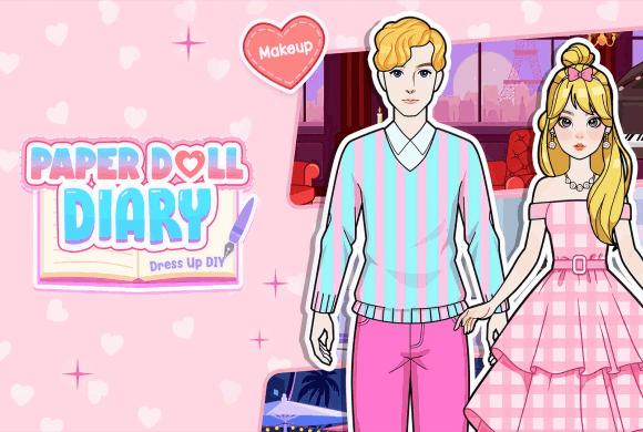 Paper Doll Diary Dress Up Diy - Play now
