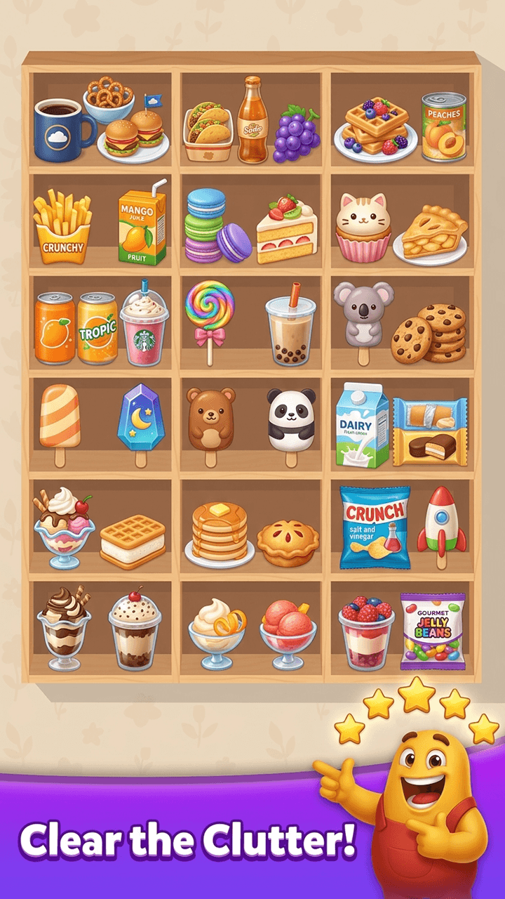 Shelves And Objects Sorting